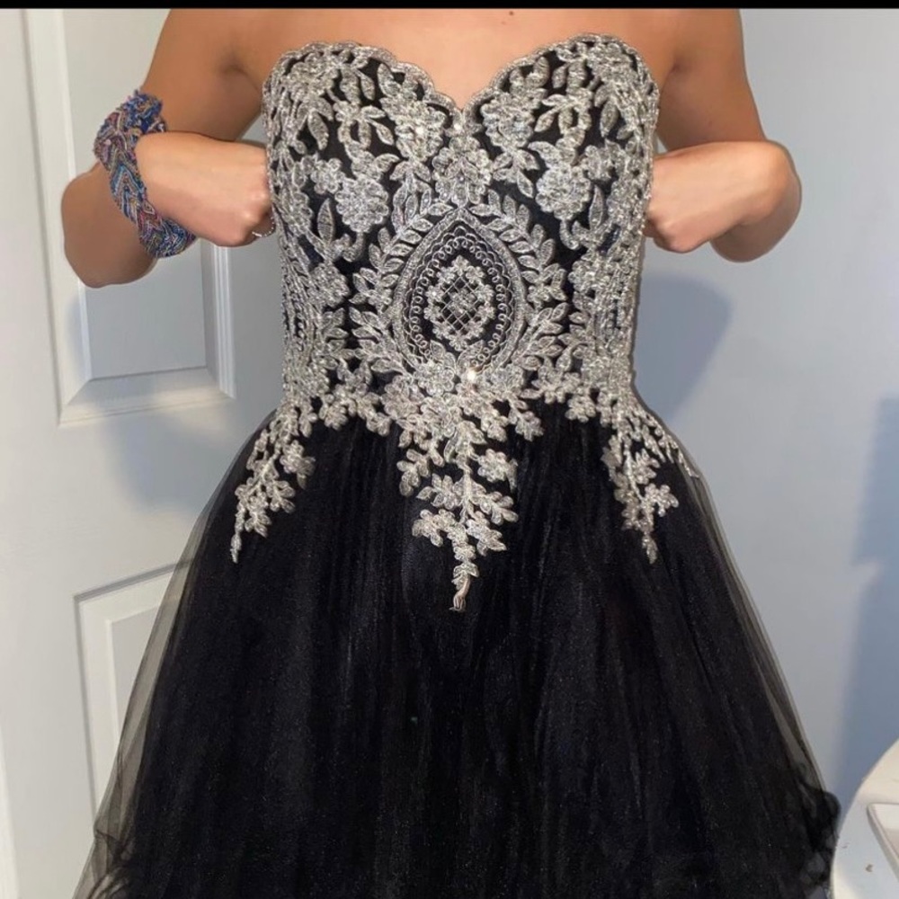 Black Prom/Formal Dress Size M